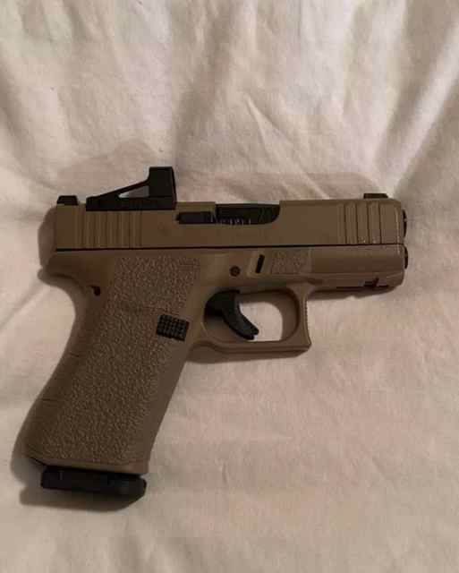 Glock 43X MOS Coyote Tan 