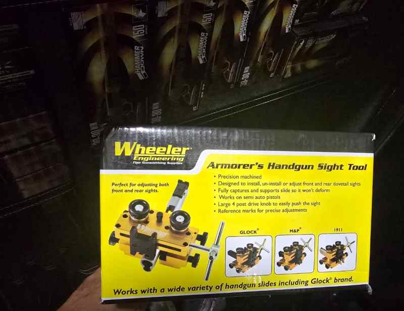 Wheeler Armorer&#039;s Front/Rear Handgun Sight Tool