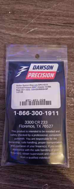 Dawson Holosun 509T plate for Staccato