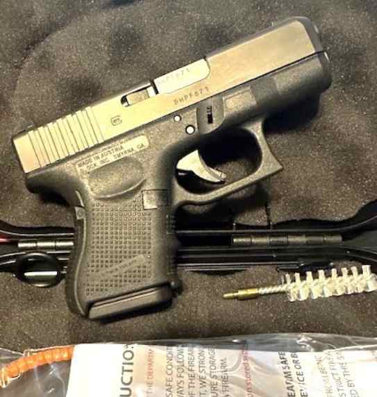 Glock 26 Gen 4 9 mm used..box papers etc