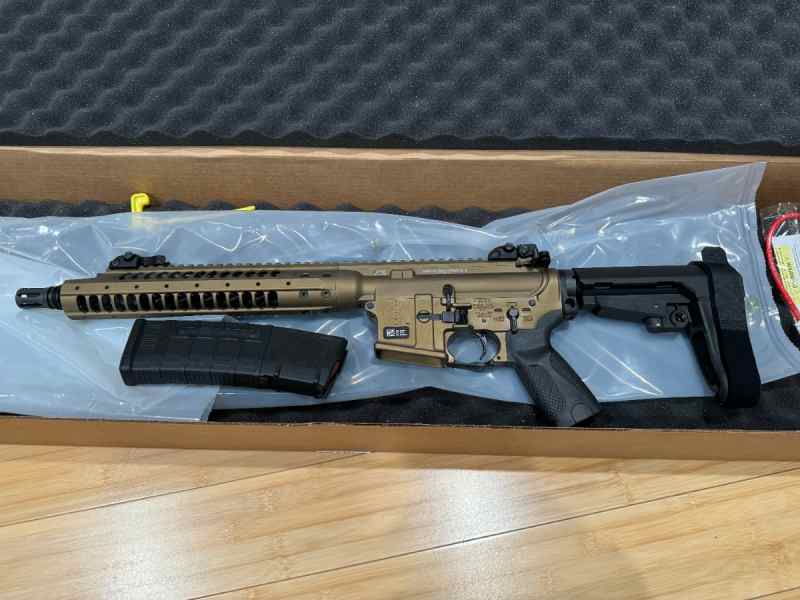 LWRC SIX8-A5 12.7&quot; AR Pistol - Bronze w/ SBA3