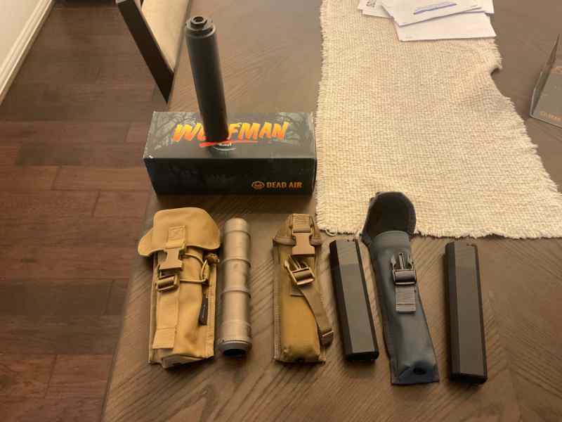 Various Suppressors for sale