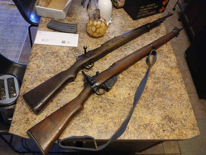 No.4 Mk.1 Lee Enfield, Spanish Mauser, 8mm ammo