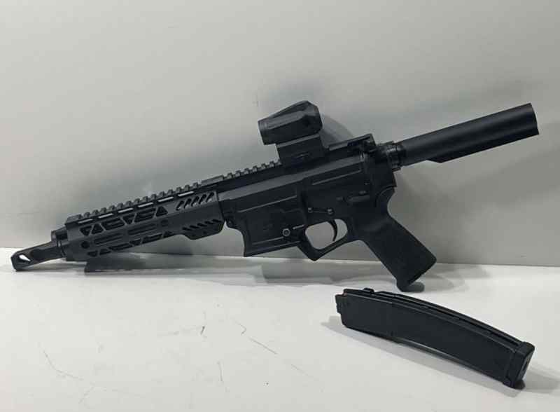 PSA AR v 9mm with Sig Romeo RDS &amp; Goplant light