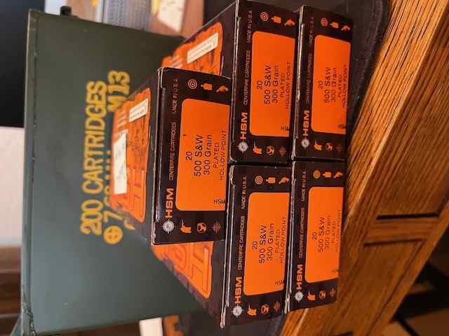 .500 S&amp;W ammo