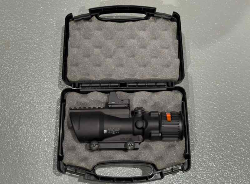 TRIJICON ACOG 6X48 RED CHEVRON .308 W/ 6.5 MOA RMR