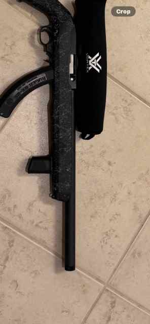 Ruger 10/22 bull barrel threaded FS