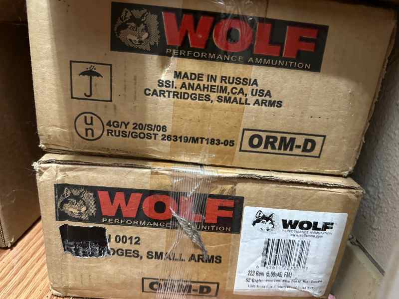 1000rnds Wolf 5.56