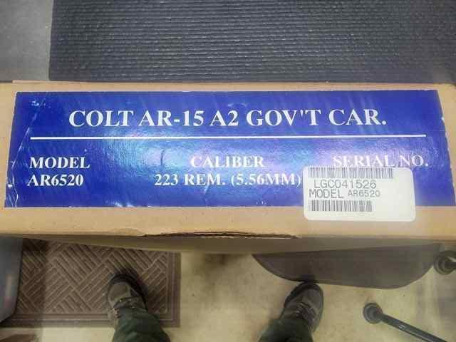 NIB Colt AR-15 A2 Government Carbine/LE/Military r