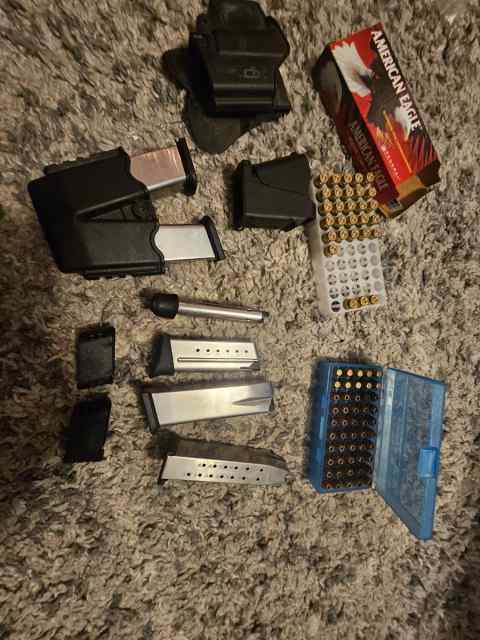 Xdm. 9mm and 40 cal. Mags ammo. 