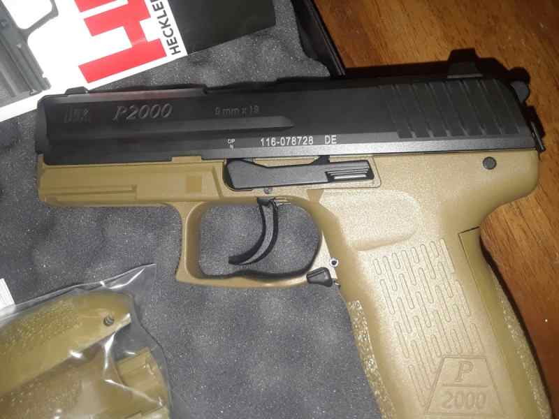 H&amp;K P2000VP3 FDE....850.00 in Quitman