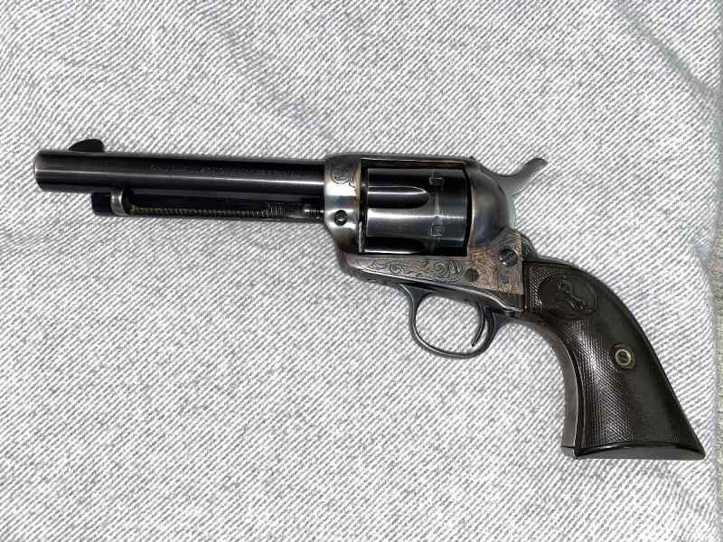 1907 Colt Single Action Army, Custom Engraved